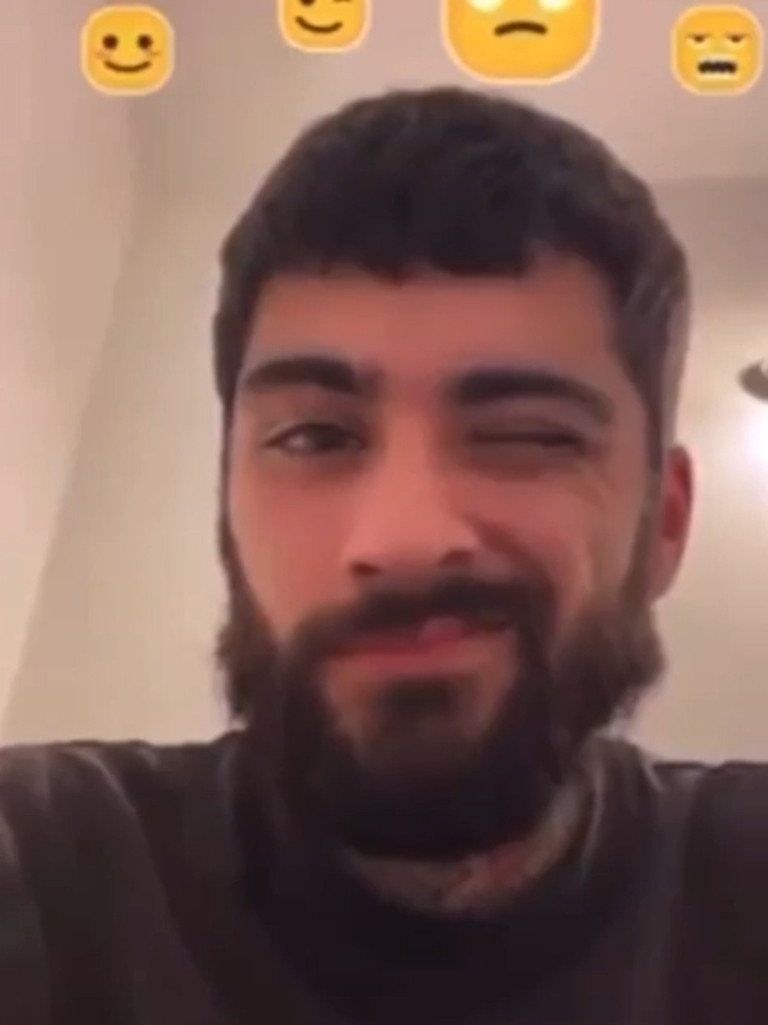A leaked video shows Zayn Malik using a feature on the plus-size dating website.