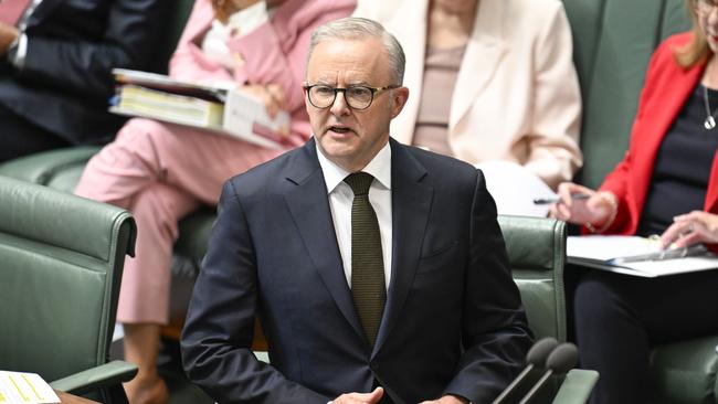 Prime Minister Anthony Albanese says he is confident election reform will pass the Senate. Picture: NewsWire / Martin Ollman