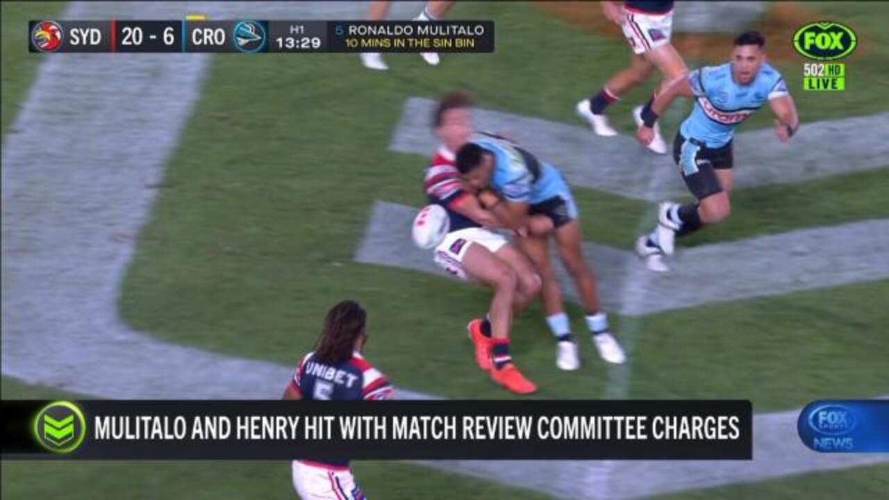 Mulitalo & Henry hit with suspensions