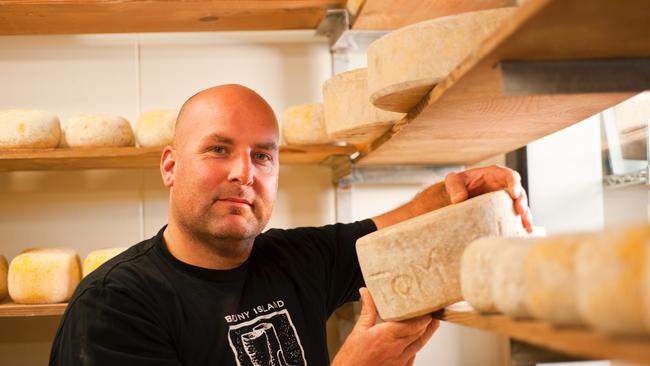 Nick Haddow, of Bruny Island Cheese Co.