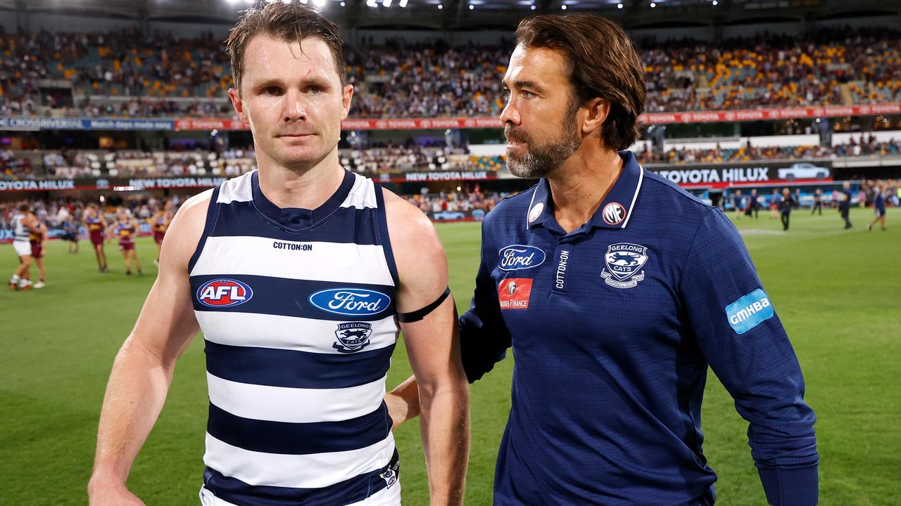 Can Patrick Dangerfield lift against the Giants on Friday night? Picture: Michael Willson/AFL Photos