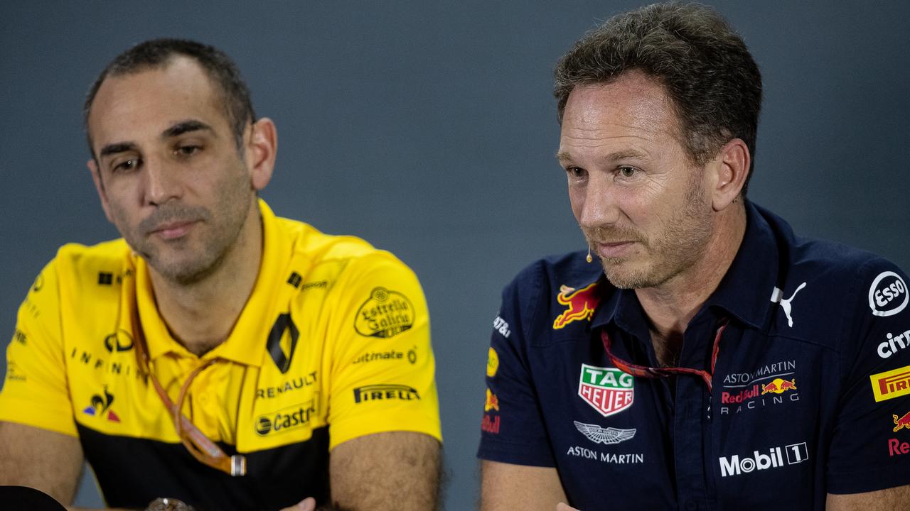 Cyril Abiteboul and Christian Horner appear to clash in the documentary quite a lot.