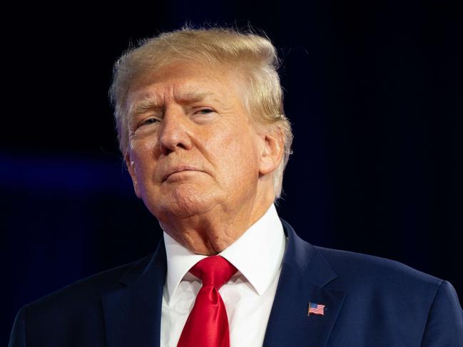 DALLAS, TEXAS - AUGUST 06: Former U.S. President Donald Trump speaks at the Conservative Political Action Conference (CPAC) at the Hilton Anatole on August 06, 2022 in Dallas, Texas. CPAC began in 1974, and is a conference that brings together and hosts conservative organizations, activists, and world leaders in discussing current events and future political agendas.   Brandon Bell/Getty Images/AFP == FOR NEWSPAPERS, INTERNET, TELCOS & TELEVISION USE ONLY ==