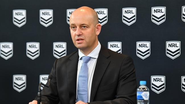 The NRL has been forced to consider the unthinkable. AAP Image/Brendan Esposito.