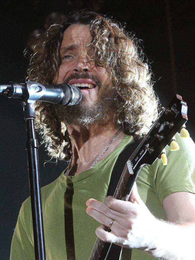 I can see your wrinkles! … Chris Cornell from Soundgarden.