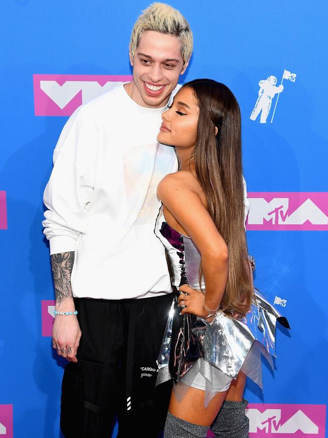 Davidson also dated Ariana Grande for one year, during which they got engaged before splitting up in October 2019. Picture: Nicholas Hunt/Getty Images