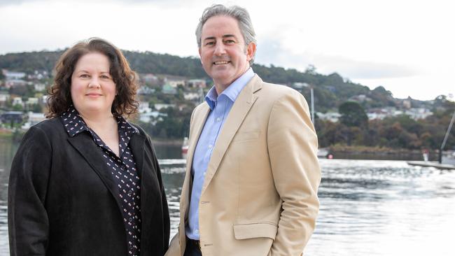 Allison Richie and Brendan Blomeley Picture: Linda Higginson