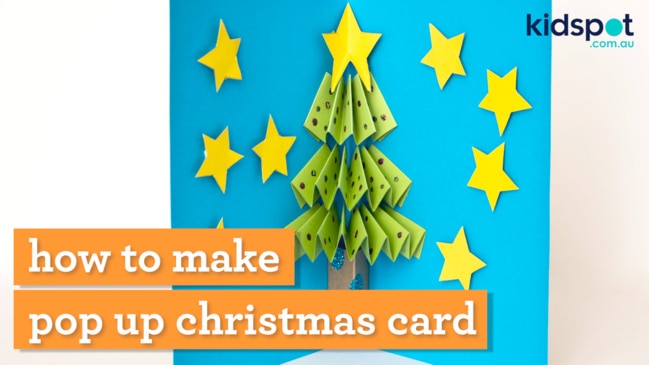 how to make pop up christmas cards