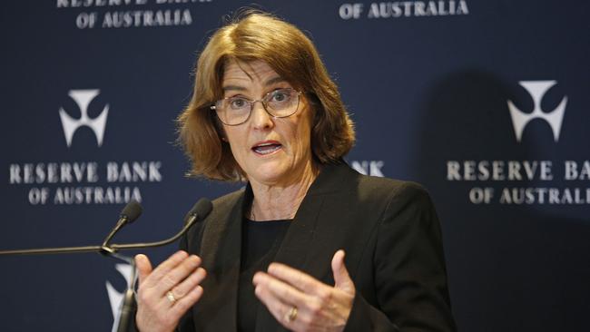 Reserve Bank governor Michele Bullock has a big job getting inflation down without more rate hikes. Picture: John Appleyard/NewsWire