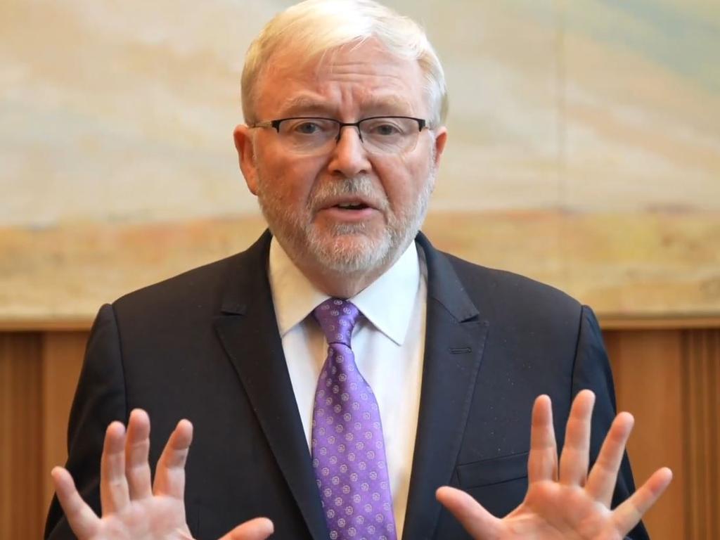 Kevin Rudd has been publicly critical of Donald Trump in the past.