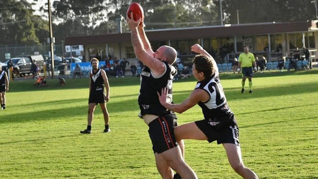 Andy Hyland in action for Nangwarry last season. Picture: Nangwarry Football Club