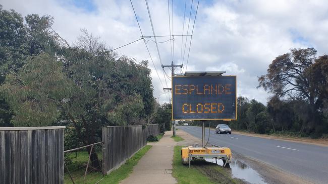 The Esplanande and part of Bay Rd will be closed tomorrow.