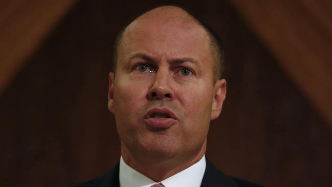 Treasurer Josh Frydenberg. Picture: Daniel Pockett