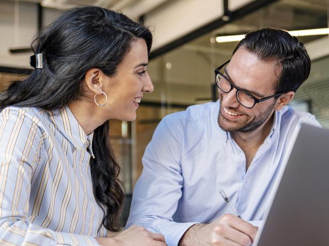 Key concerns when it comes to workplace relationships are when power dynamics or conflicts around confidentiality come into play. Picture: iStock.