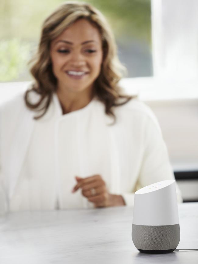 Google Home is compact and is voice activated