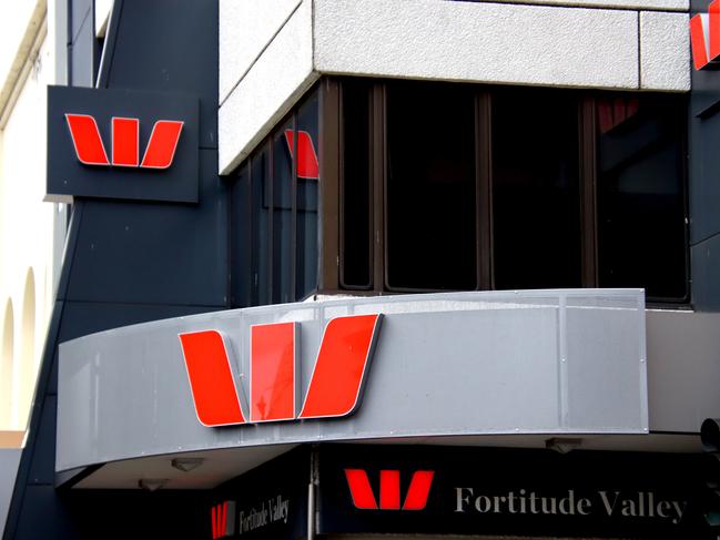 General images around Brisbane - Westpac Bank signage in Fortitude Valley, Brisbane Wednesday 6th May 2020 Picture David Clark