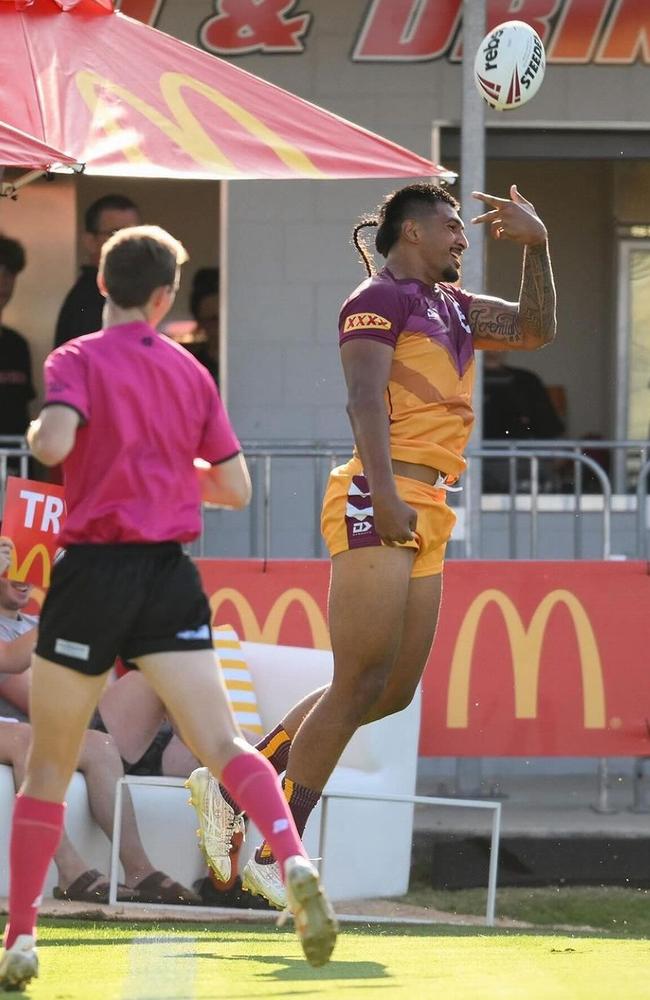 Jeremiah Matautia playing for Queensland Country in the 2024 XXXX City v Country match. Picture: Instagram @_jeremiahmats