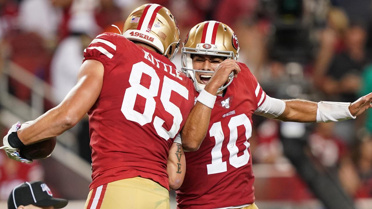 The 49ers are winning, and having a whole lot of fun in the process.