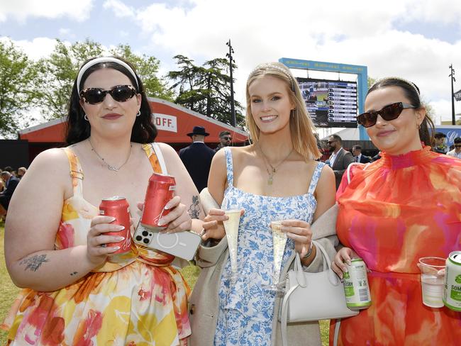 Chloe, Elise and Brittany. Picture: Andrew Batsch