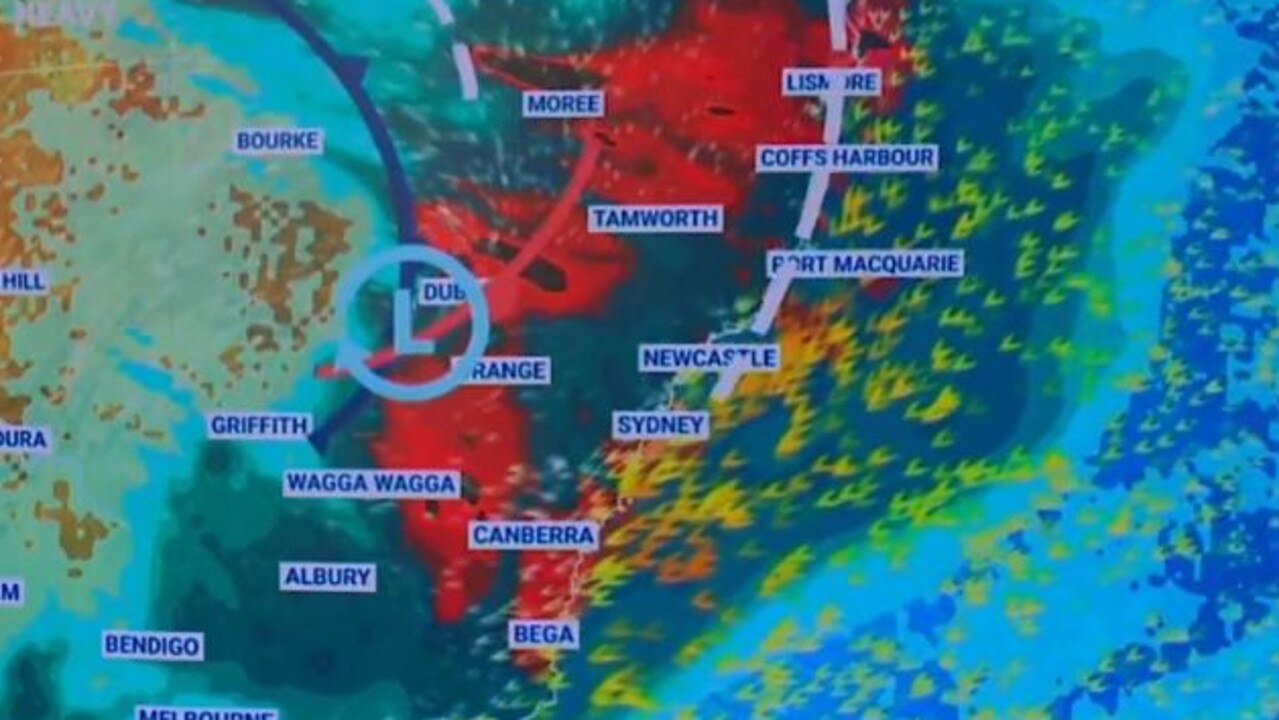 Today will be very wet for large parts of NSW.