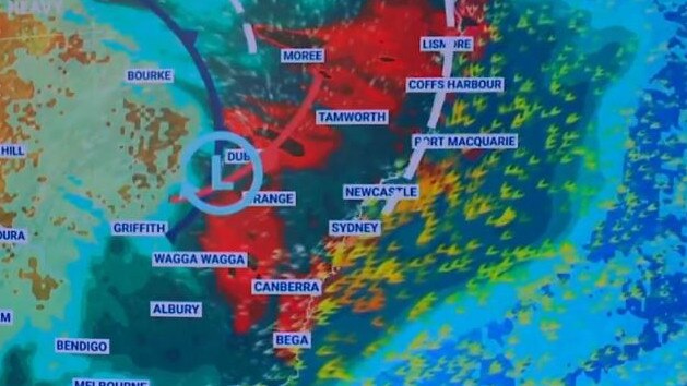 Today will be very wet for large parts of NSW.