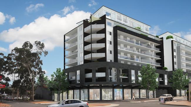 Artist’s impression of the planned 12-storey unit development at 1 Zoe Pl, Mt Druitt. Picture: Supplied