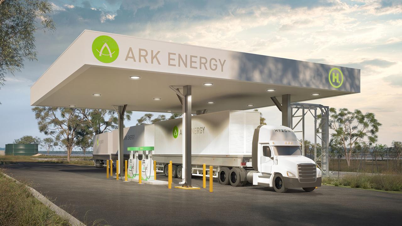 The green hydrogen refuelling station at SunHQ's Hydrogen Hub at the Sun Metals Green Industrial Precinct in Townsville.