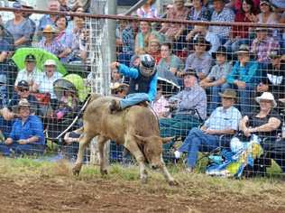 RODEO: Myles Polzin put on a great show for his local crowd and placed second in his division at last year's show. Picture: Felicity Ripper