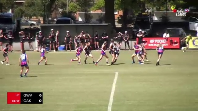 Replay: NAB League Girls - GWV Rebels v Oakleigh Chargers