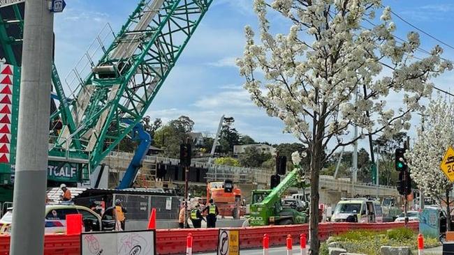 A man has been flown to hospital after an incident in Mooroolbark.