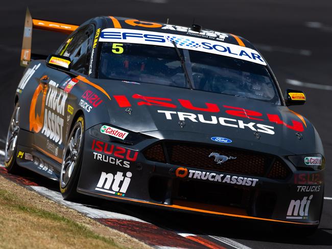 BATHURST, AUSTRALIA - OCTOBER 16: Lee Holdsworth drives the #5 Truck Assist Racing Ford Mustang Mount Panorama on October 16, 2020 in Bathurst, Australia. (Photo by Daniel Kalisz/Getty Images)