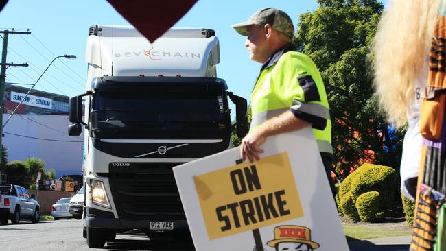 Supporters at the XXXX rally.