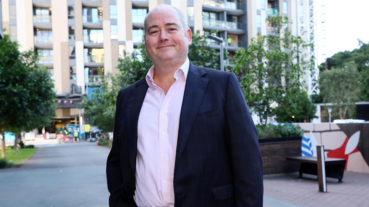 NAB Group CEO Andrew Irvine in Brisbane this week. Picture: Tertius Pickard