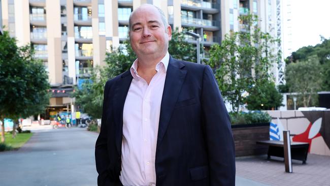 NAB Group CEO Andrew Irvine in Brisbane this week. Picture: Tertius Pickard