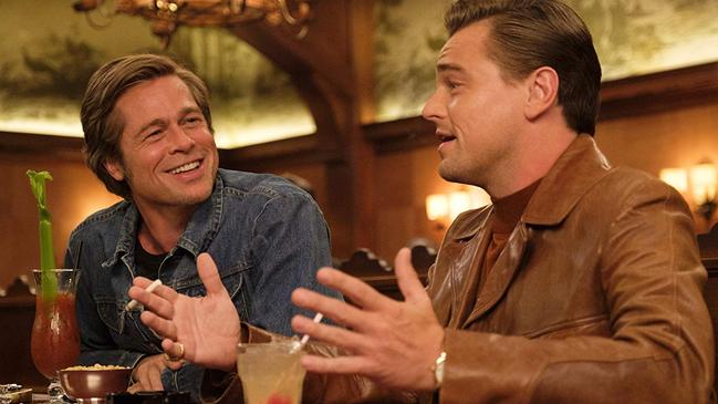 Brad Pitt and Leonardo DiCaprio in Once Upon a Time … in Hollywood.