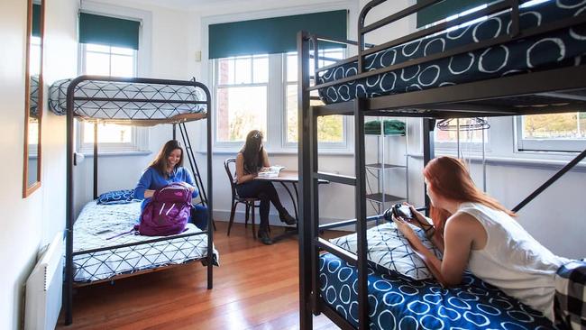 Central Hobart YHA currently offers the cheapest Airbnb stay for $287 per week. Picture: Airbnb website