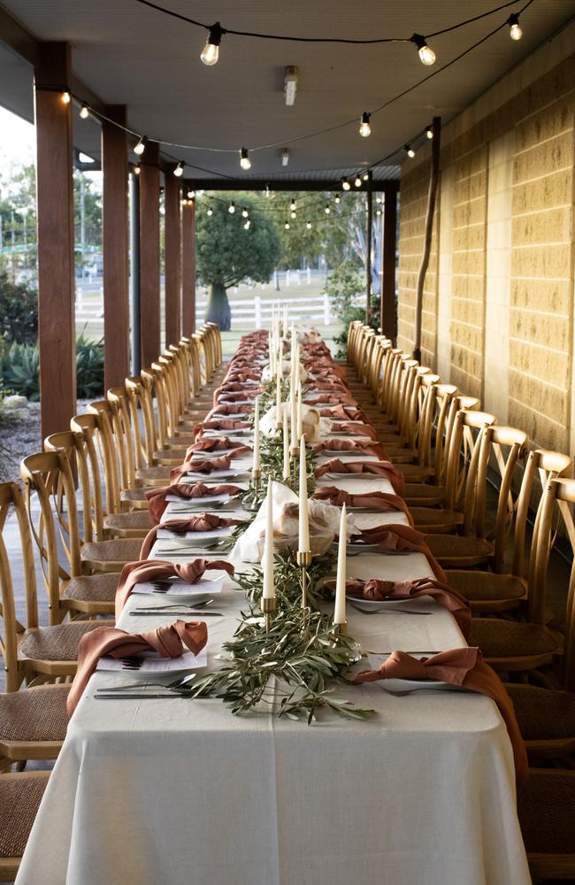 Scenes from the 2024 Dusk Til Dust long table dinner.