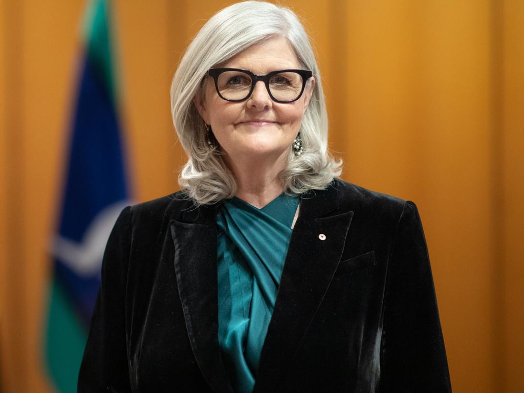 Sam Mostyn has actively pushed every Leftist cause from climate change to gender issues to the race-based referendum. Picture: Prime Minister’s Office