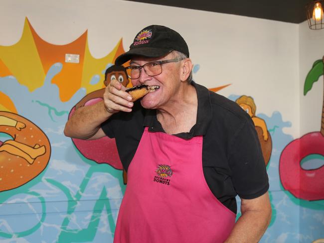 OMG Decadent Donut franchisee Ray Burton will celebrate National Donut Day by raising funds for Australian suicide prevention charity Gotcha4Life. A portion of doughnut sales between June 7 and June 9, will be donated to the charity. Photo: Catherine Duffy.