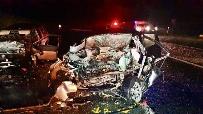 A Sunshine Coast woman has died and a man left seriously injured in a head-on collision on the Bruce Highway.