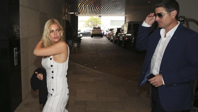 Sophie Monk and Stu Landy. Picture: Dylan Robinson