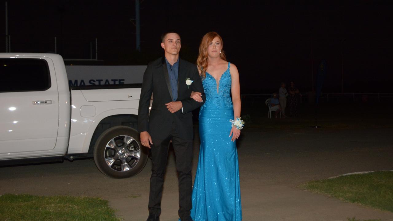 Roma State College formal 2024. Olivia Neilson and Beau Collier.