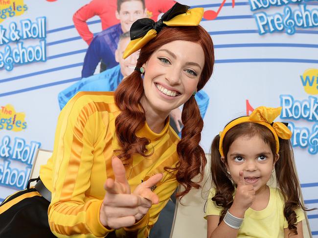 Yellow Wiggle, Emma Watkins, announced this week she was taking time off performing to have surgery for Endometriosis. Picture: Elenor Tedenborg