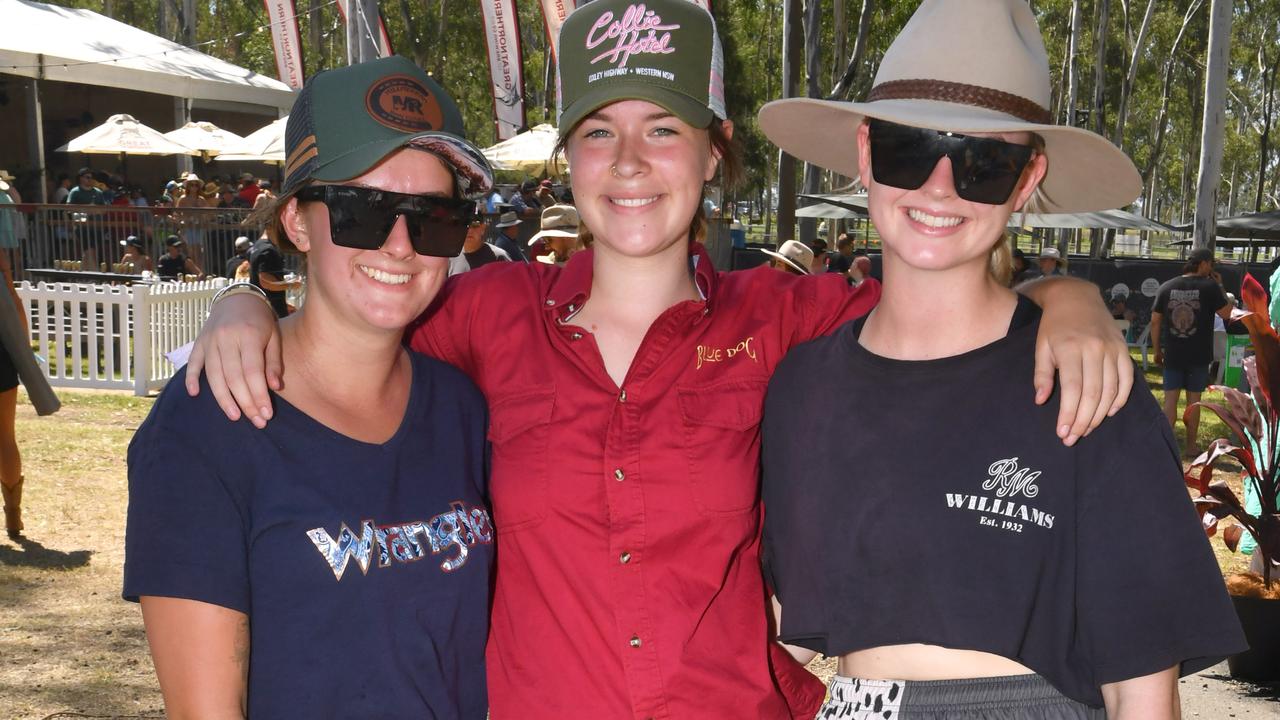 Mathilda Brennan, Peyton Fielder, Ashlee-Rose Cole- CMC Rocks 2023 Willowbank Raceway Picture John Gass