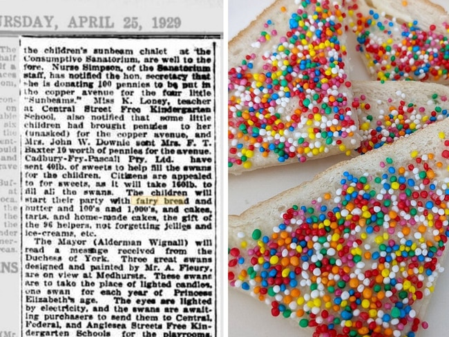 Split screen fairy bread