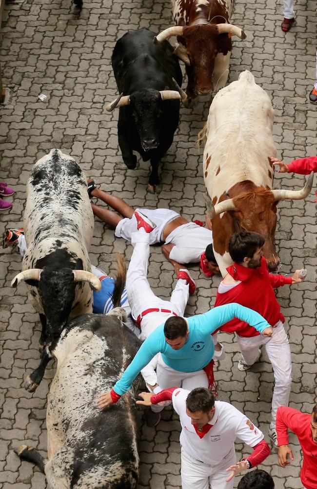 One gored, four injured on first day of Spain’s running of the bulls ...