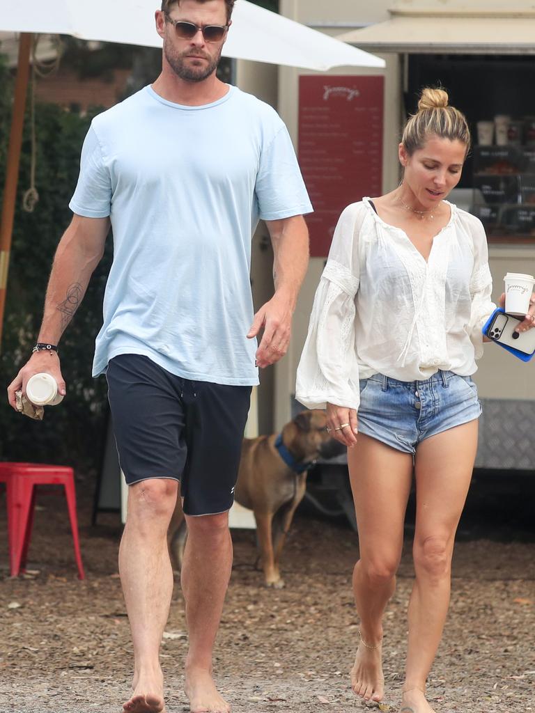 Chris Hemsworth and Elsa Pataky are known for getting their feet out. Source: MEDIA-MODE.COM