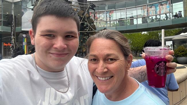 Michelle Pittman and her son Dylan. Picture: Supplied