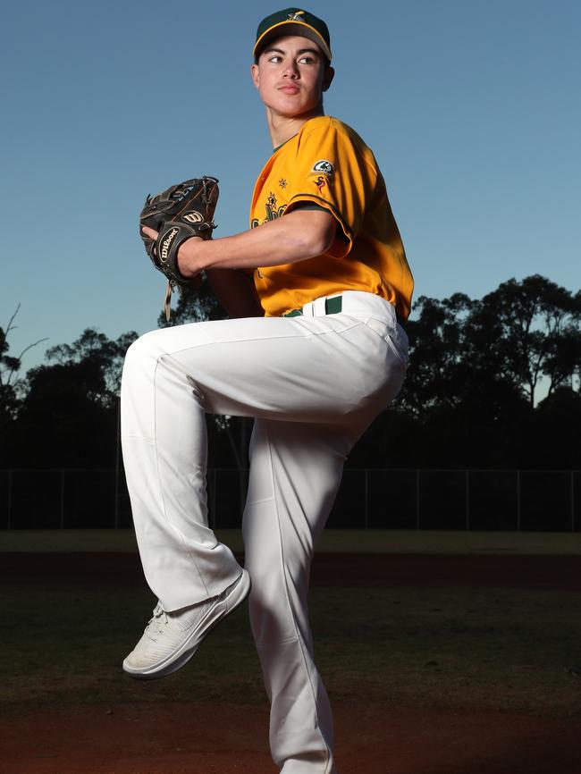 The three baseballers were selected after impressing at a pre-world cup camp.