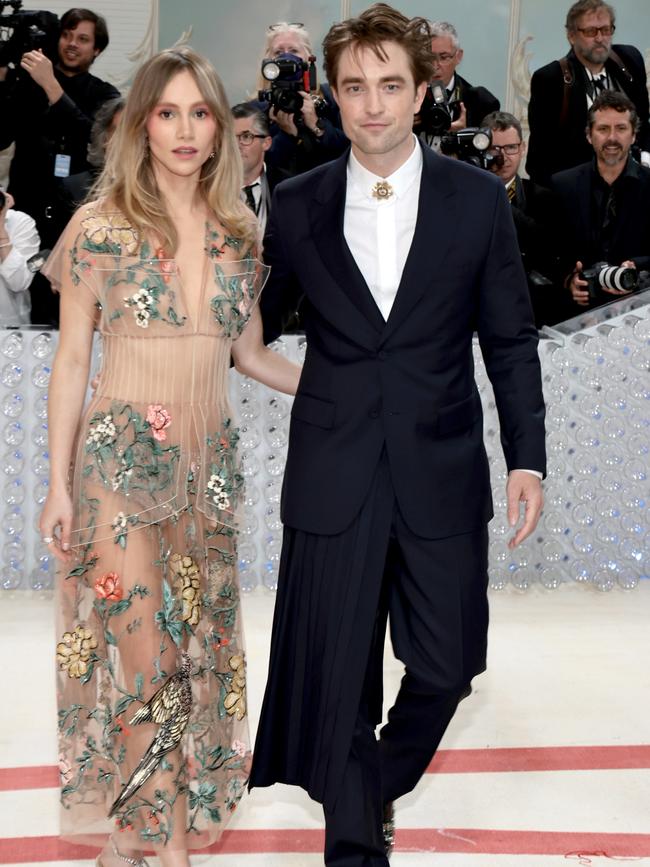 Waterhouse and boyfriend Robert Pattinson made their Met debut. Picture: Jamie McCarthy/Getty Images